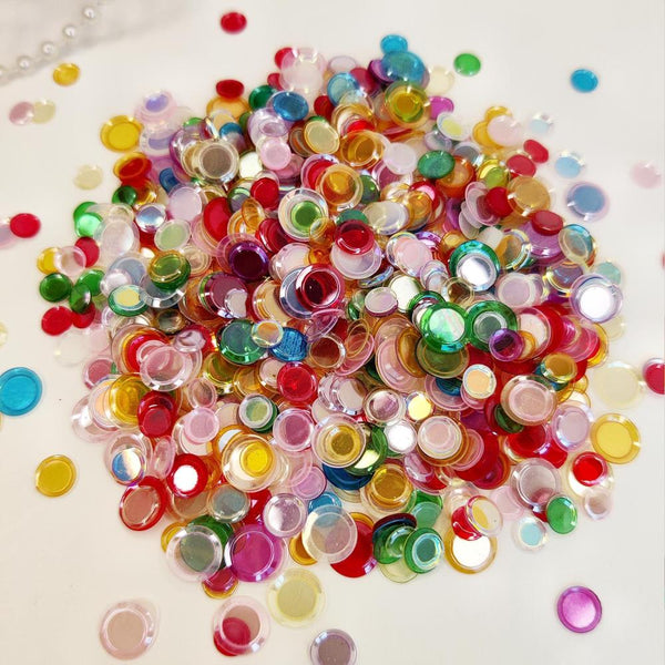 Rainbow Cup Sequins Shaker Elements