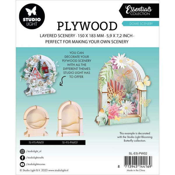 Dome Plywood Scenery No. 2 Vignette