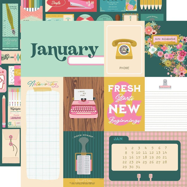 Noteworthy 12x12 Double-Sided Cardstock Singles