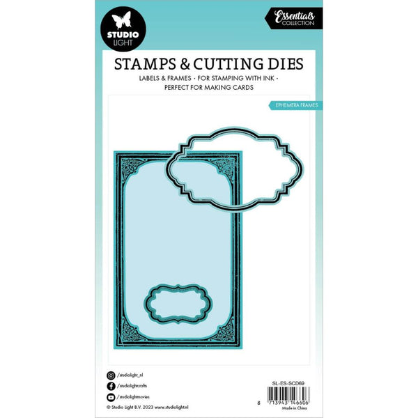 Ephemera Frames Nesting Die + Stamp Set No. 69