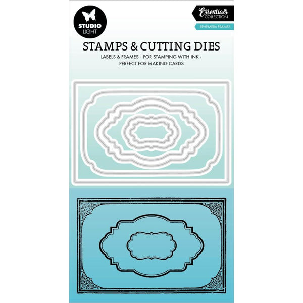 Ephemera Frames Nesting Die + Stamp Set No. 69