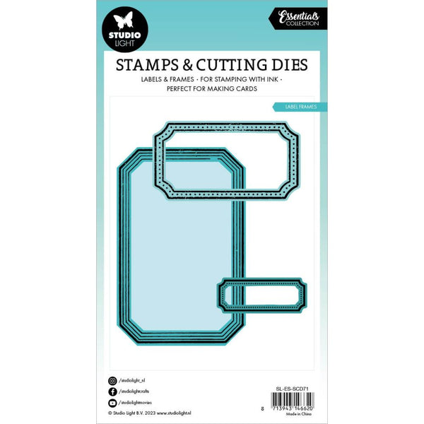 Label Frames Nesting Die + Stamp Set No. 71