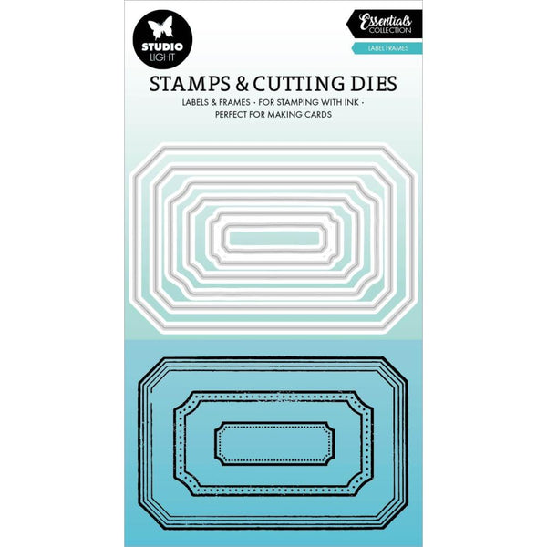 Label Frames Nesting Die + Stamp Set No. 71