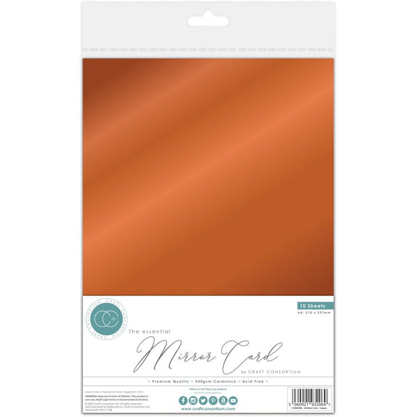 Copper A4 Essential Mirror Card 10pk