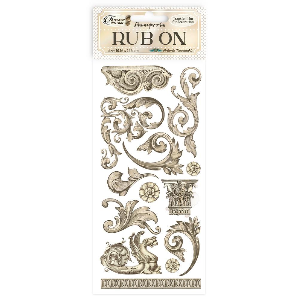 Greek Flourishes Rub-on Transfers | Sir Vagabond in Fantasy World