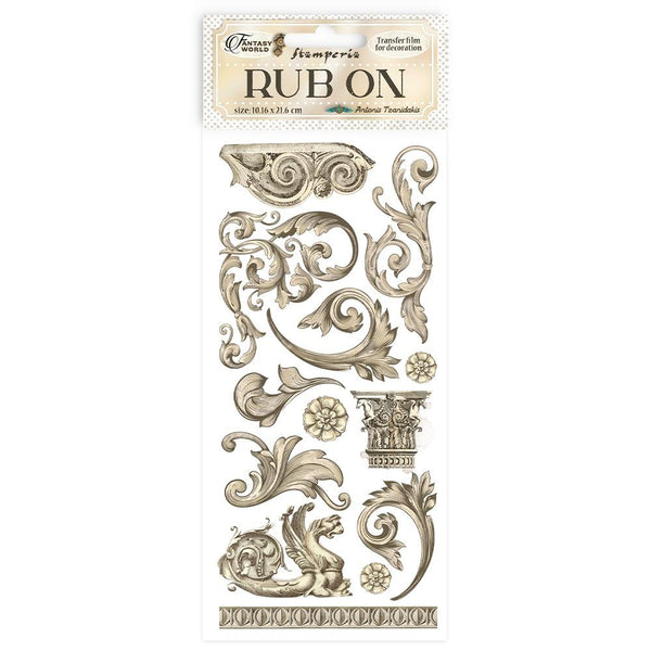 Greek Flourishes Rub-on Transfers | Sir Vagabond in Fantasy World