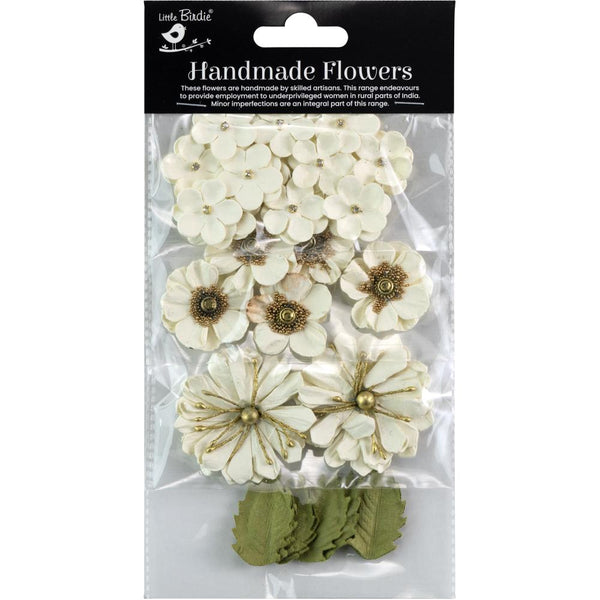 Ivory Pearl Renae Paper Flowers