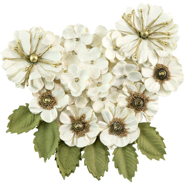 Ivory Pearl Renae Paper Flowers