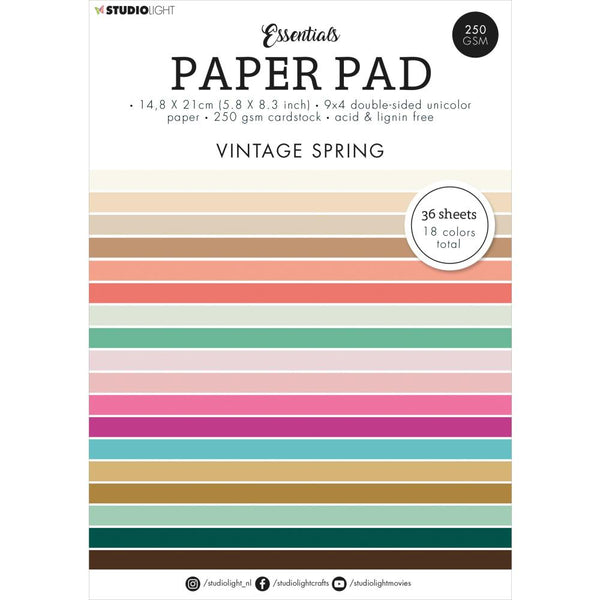 Vintage Spring A5 Paper Pad No. 92