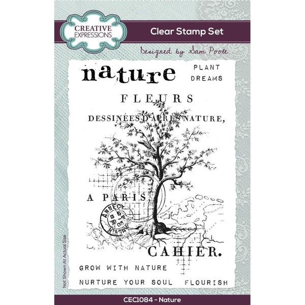 Nature 4x6 Clear Stamp Set | Sam Poole