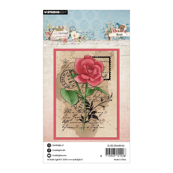 Rose Clear Stamp Set No. 654 | Vintage Diaries