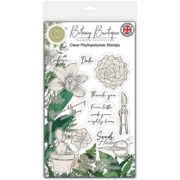 Botany Boutique Orchid Clear Stamp Set {coming soon!}