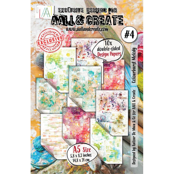 Colourburst Melody A5 Double-Sided Cardstock Pack No. 4