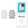 Birthday Sentiments Glimmer Plate + Die Set | Simon Hurley's Birthday Bash Collection