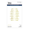 Birthday Sentiments Glimmer Plate + Die Set | Simon Hurley's Birthday Bash Collection