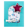 Birthday Sentiments Glimmer Plate + Die Set | Simon Hurley's Birthday Bash Collection