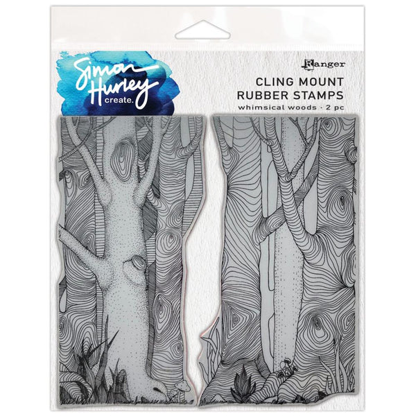 Whimsical Woods Cling Mount Stamp Set | Simon Hurley