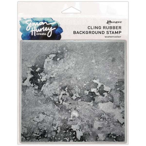 Watercolor Background 6x6 Cling Mount Stamp Set | Simon Hurley