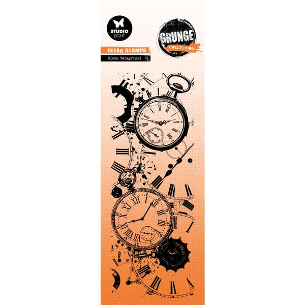 Clock Background Clear Stamp No. 823 | Grunge Collection