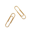 Giant Gold Paper Clips
