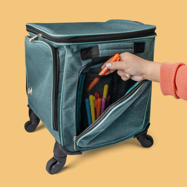 Mint/Teal 360 Degree Rolling Craft Storage Bag {arrives 10/1}