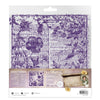 Growing & Blooming 8x8 Purple Art Acetate Sheets | Jenine's Mindful Art