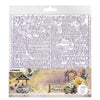 Growing & Blooming 8x8 Purple Art Acetate Sheets | Jenine's Mindful Art