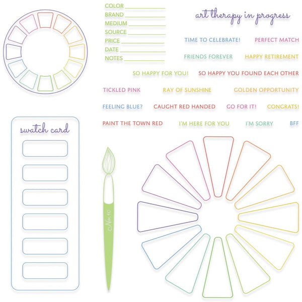 {coming soon!} Swatch Cards A5 Clear Stamp Set | Eileen Hull