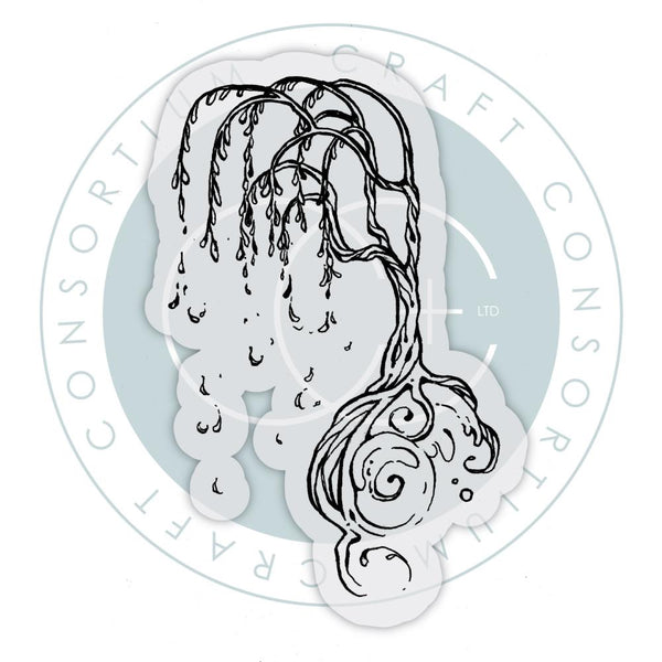 Faeries Willow Tree Clear Stamp