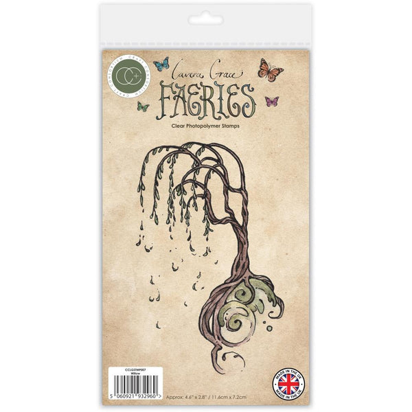 Faeries Willow Tree Clear Stamp