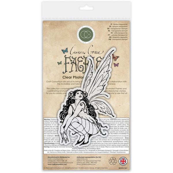 Crouching Faerie Clear Stamp | Faeries Collection