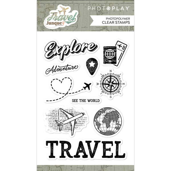 Travel Junque Clear Stamp Set