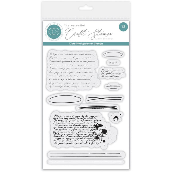 Handwriting A6 Clear Stamp Set | Journaling Phase 2