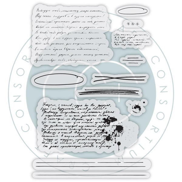 Handwriting A6 Clear Stamp Set | Journaling Phase 2