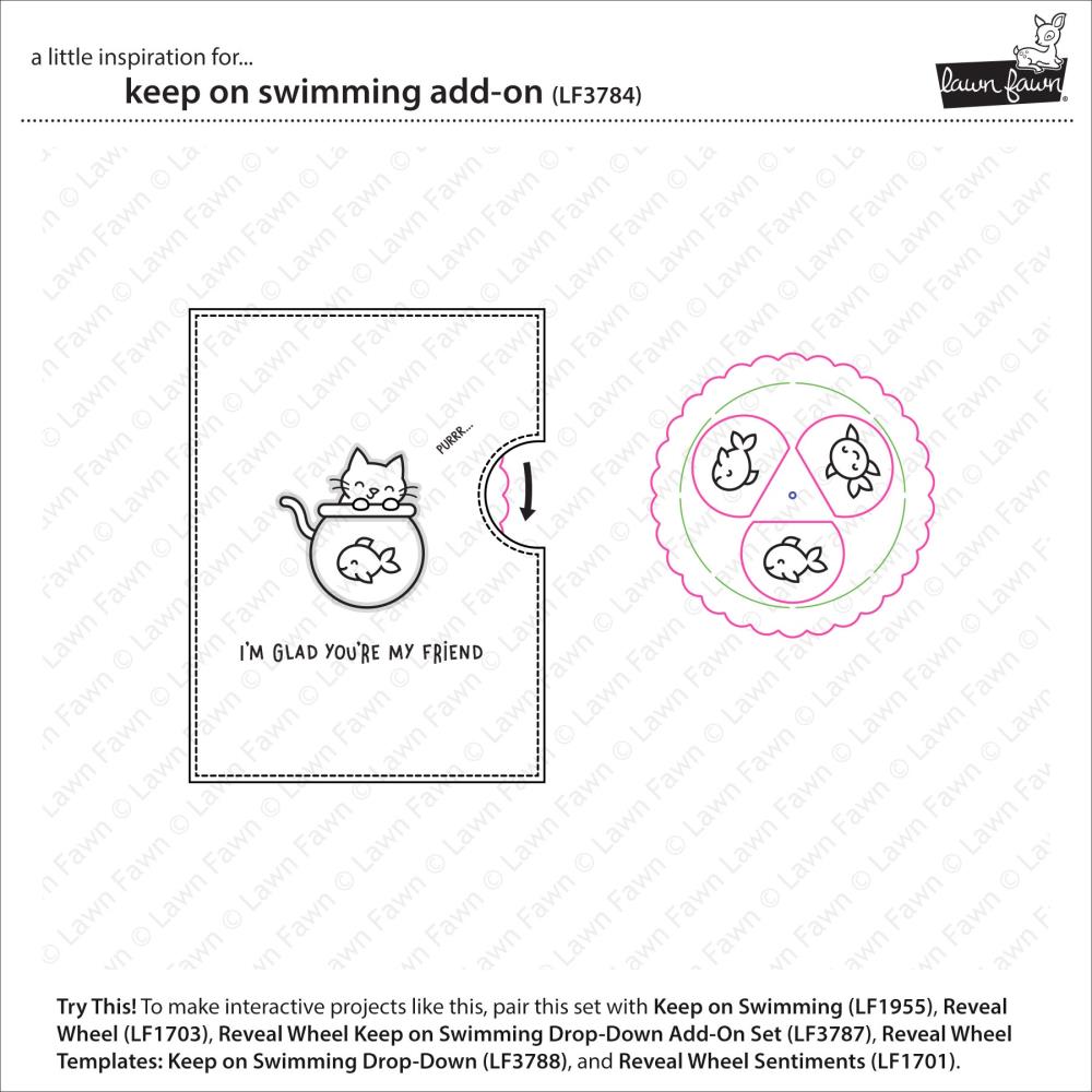 Keep on Swimming 3x4 Stamp + Die Set