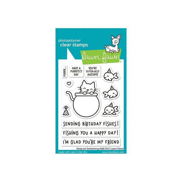 Keep on Swimming 3x4 Stamp + Die Set