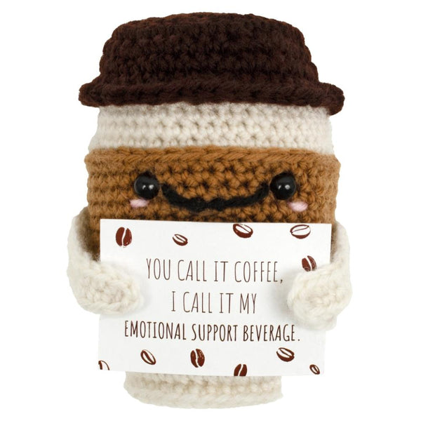 Emotional Support Coffee & Donut Crochet Kit