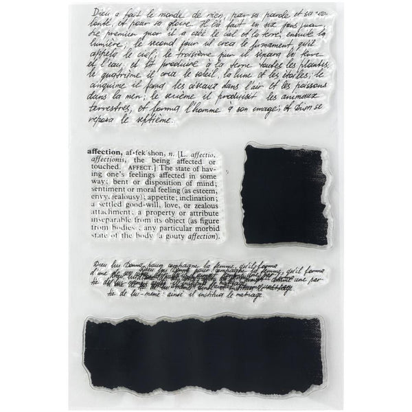 Layered Type Clear Stamp Set | Hip Stamp Hooray