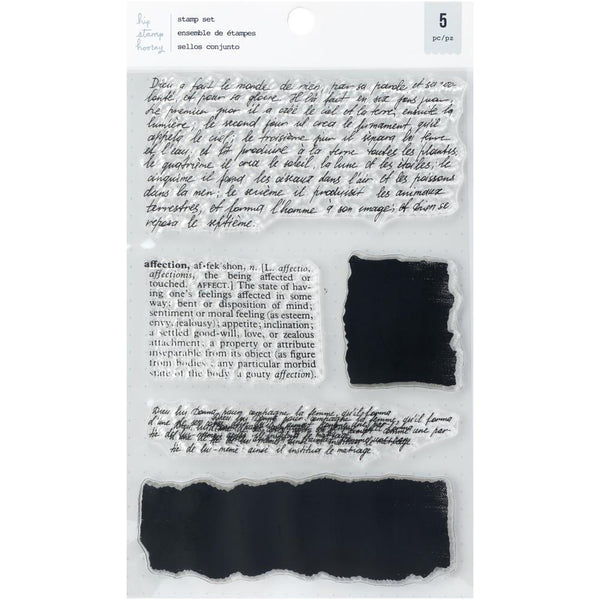 Layered Type Clear Stamp Set | Hip Stamp Hooray