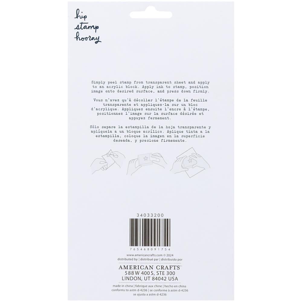 Tag Builder Clear Stamp Set | Hip Stamp Hooray