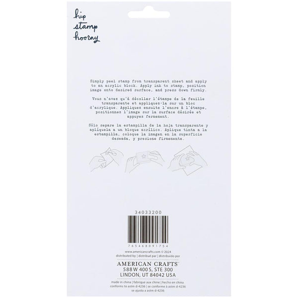 Tag Builder Clear Stamp Set | Hip Stamp Hooray