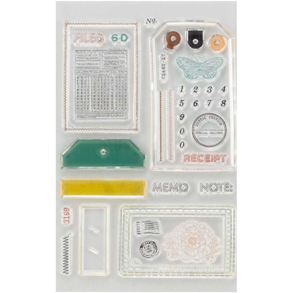 Tag Builder Clear Stamp Set | Hip Stamp Hooray