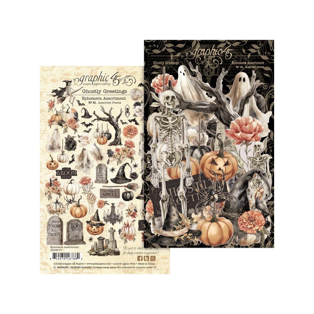 Ghostly Greetings Ephemera Set