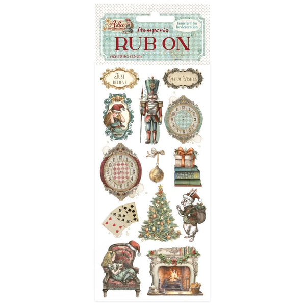 Alice in Christmas 4"x8.5" Soldier Rub-Ons