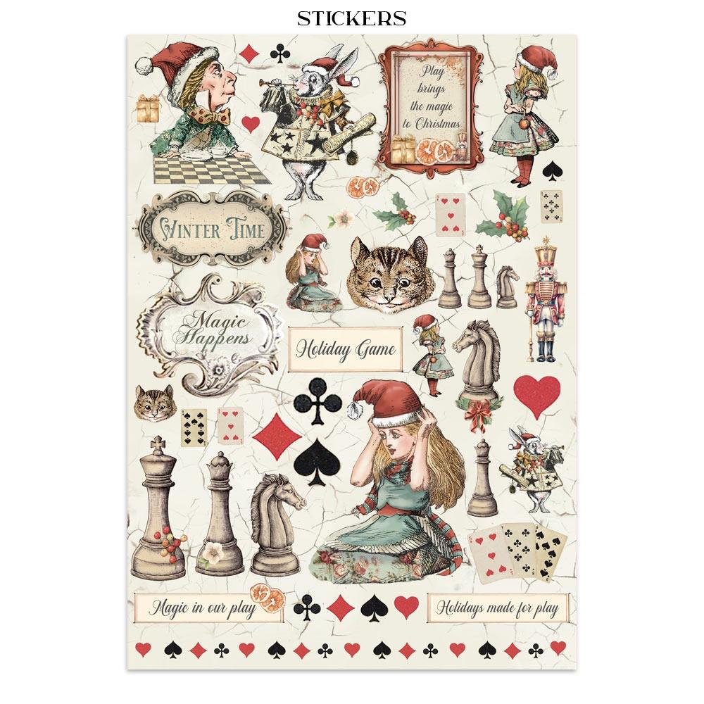 Alice in Christmas Junk Journal Kit