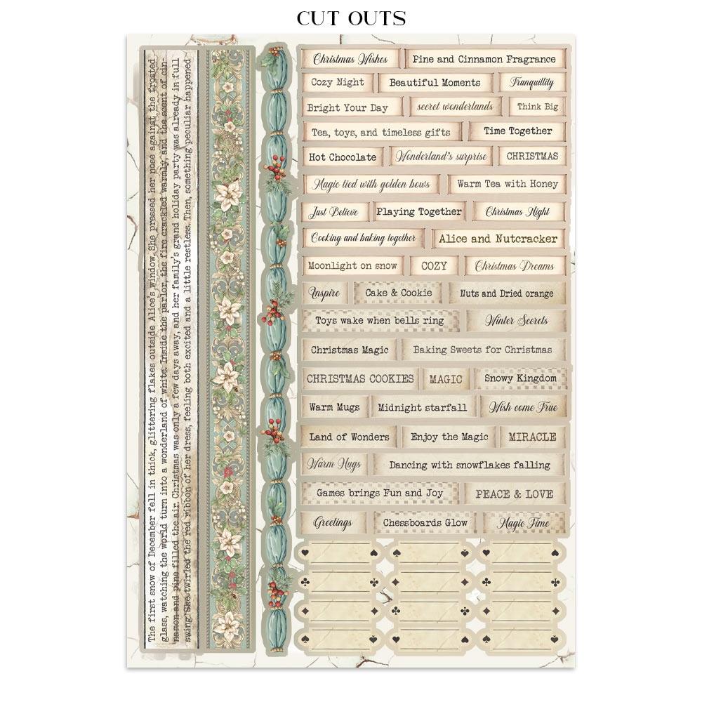Alice in Christmas Junk Journal Kit