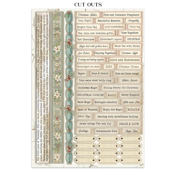 Alice in Christmas Junk Journal Kit