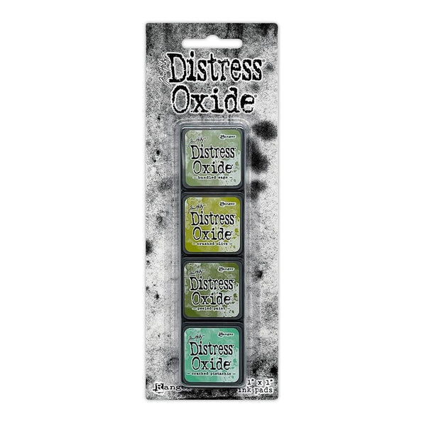 {back soon!} Mini Oxide Ink Pads Set 3 {greens} | Tim Holtz