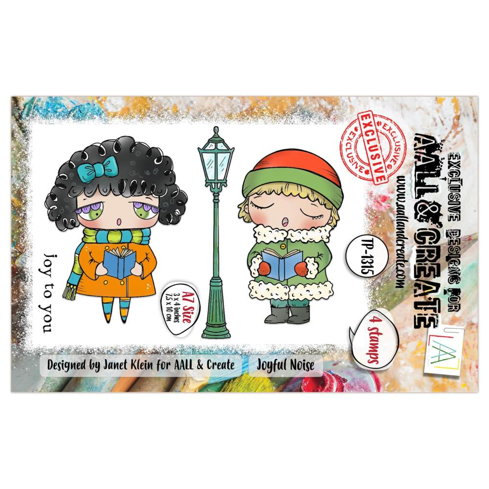 Joyful Noise A7 Clear Stamp Set No. 1315