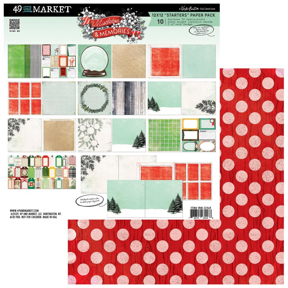 Mistletoe and Memories 12x12 Starters Collection Pack | Vicki Boutin